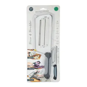 Kitchen Double-Blade Slicer and Shredder, Essential Kitchen Utensils for Cabbage Preparation
