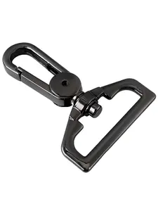 Gun Metal Bag Strap Hook, Thickened Hardware Lock Buckle Shoulder Strap, Contemporary Style, All Seasons, No Ca Prop 65