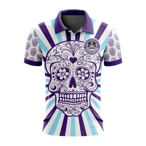 LIGA MX Mazatlan F.C Special Dia De Muertos Design Polo ST2402