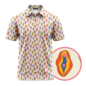 Beef Curtains Funny Pattern Men's Bogey Golf Ball Polo Shirt Masters Golf Tennis Polo Tops Masters Tournament Shirt 2026 GPA Championship Performance Outdoors Sport Shirt, Ideal Gift for Dad Golfers