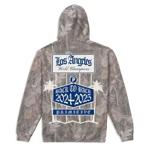 Primitive Apparel Men's Boxy Fit Hoodie Score Camo