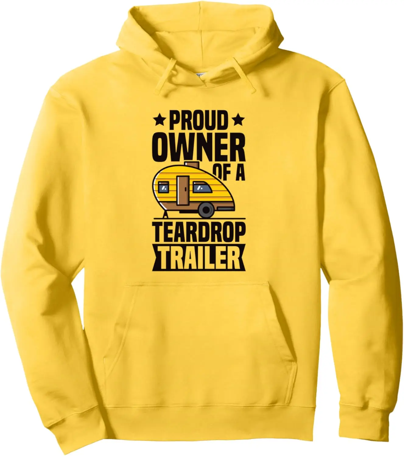 Teardrop Trailer Camping Design for a Teardrop Trailer lover Pullover Hoodie