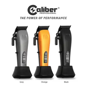 Caliber Focus Brushless Motor Clipper, 3 Color Lid Salon Haircut cordless hair Smooth Comfort  cordless barber Hair Clipper