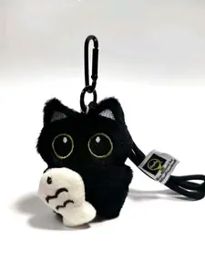 Cat Series Bag Charm Keychain Pendant, Casual Style Accessory, Stylish Backpack Charm, Perfect for Airline Tag Wallets, Great Gift for Bags and Backpacks