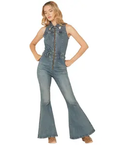 Wrangler Women's X Lainey Wilson Women'S Denim Zip Jumpsuit - 112375628