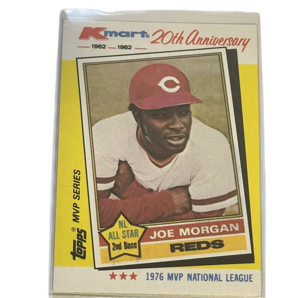 Joe Morgan 20th Anniversary baseball card