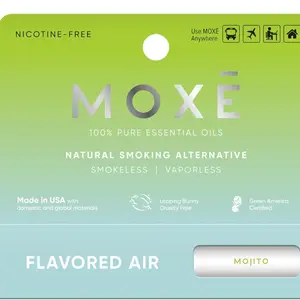 MOXE Natural Daiquiri Air Inhaler | Non Electric Long-Lasting Flavored Air Refreshing Support | Oral Fixation Passionfruit, Orange, Vanilla & Menthol Essential Oils, Craving