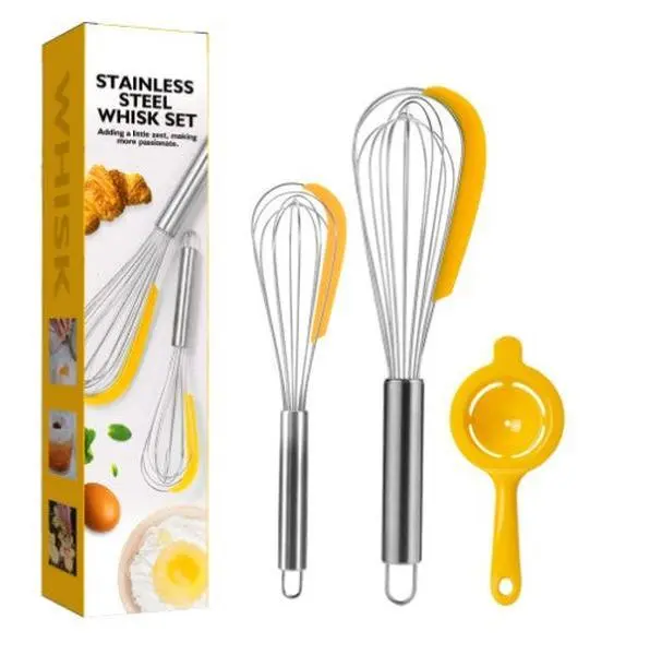 Stainless steel whisk set Stainless steel whisk set