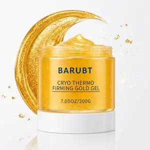[BARUBT] 15-Day Fast Rejuvenating Gold Body Cream | Dual-Sensation Hot & Cold Firming Gel for Arms, Thighs & Belly | Deep Hydration & Smoothing Skin Care | Gentle, Unisex Daily Moisturizer | 200g/7.05oz