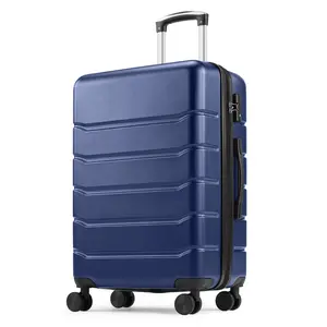 Hardside Luggage with Spinner Wheels - 20 Inch Expandable Suitcase, TSA Lock, Lightweight Hard Shell Carry On & Checked Luggage - Durable ABS/PC, 360° Silent Wheels - Blue