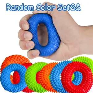 Strength Training Wrist and Forearm Fitness Tool, Silicone Grip Strengthener for Muscle Strengthening, Arthritis Finger Physical Therapy, Hand Grip Strengthener