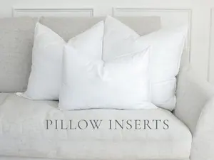 Down Alternative Pillow Inserts • Faux Feather Pillow Insert • Designer Hypoallergenic Pillow Insert • Featherless Pillow • Lumbar pillow