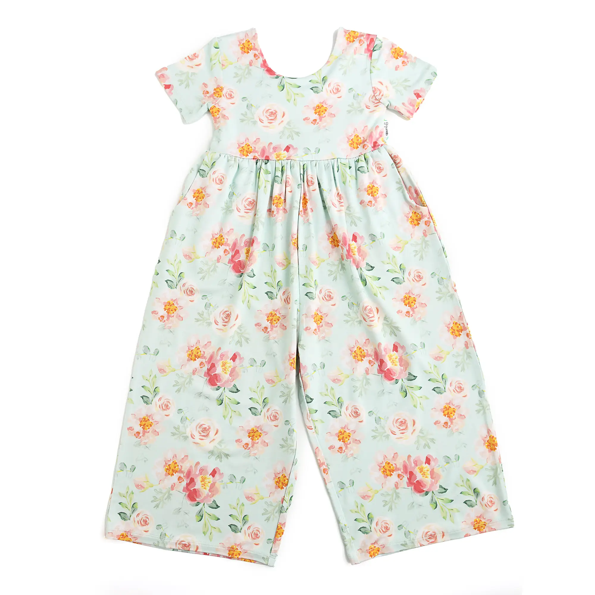 Mae Floral ROMPER Bamboo Baby Toddler Kids Floral Outfit Gigi and Max