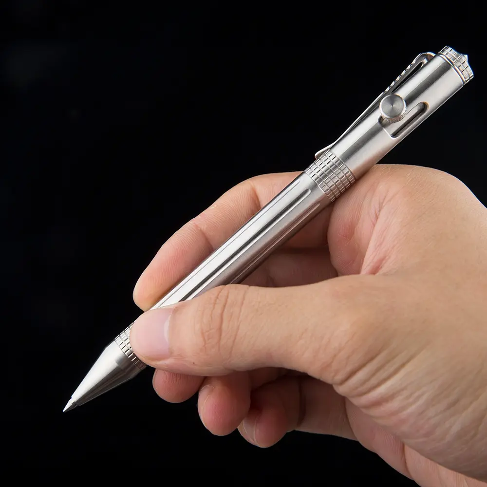 Stainless Steel Signature Pen, Multifunctional Tool Pen, Office Business Signing Pen, Durable Writing Instrument for Professionals