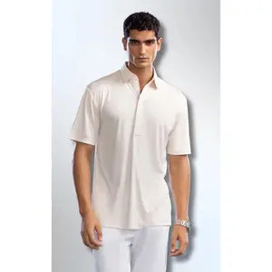 The Dressy Polo Oxford Spread Collar Desert Sand