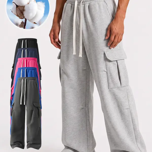 Men’s Multi-Compartment Sports Pants - Drawstring Waist, Skin-Friendly, Breathable, Comfortable - Suitable for Daily Commuting, Outdoor Activities - Gift Packaging for Dad, Anniversary, Teacher Appreciation, Birthday, Gifts For Dad