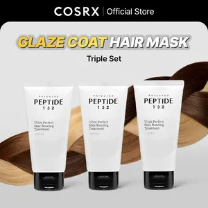 [COSRX Official] PEPTIDE-132 Hair Solution Mirror Glow Trio & 4Pack, Shampoo & Treatment