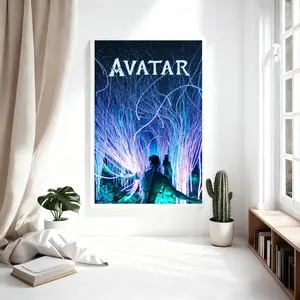 Large Avatar 3 Movie Poster Art: Premium Rolled Canvas for Bedroom & Office Decor.