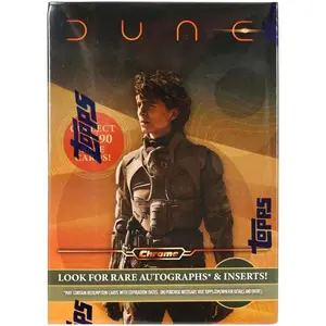 Topps 2024 Dune Chrome 7-Pack Blaster Box - Trading Card Box (1 Sand Worm Ray Wave Parallel Per Box)