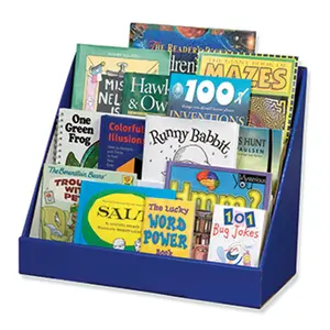 212 MAIN 3-Tier Recyclable Stackable Bookshelf, Pacon Corporation PAC001329 Classroom Keepers School Commercial Furniture with Glossy Finish