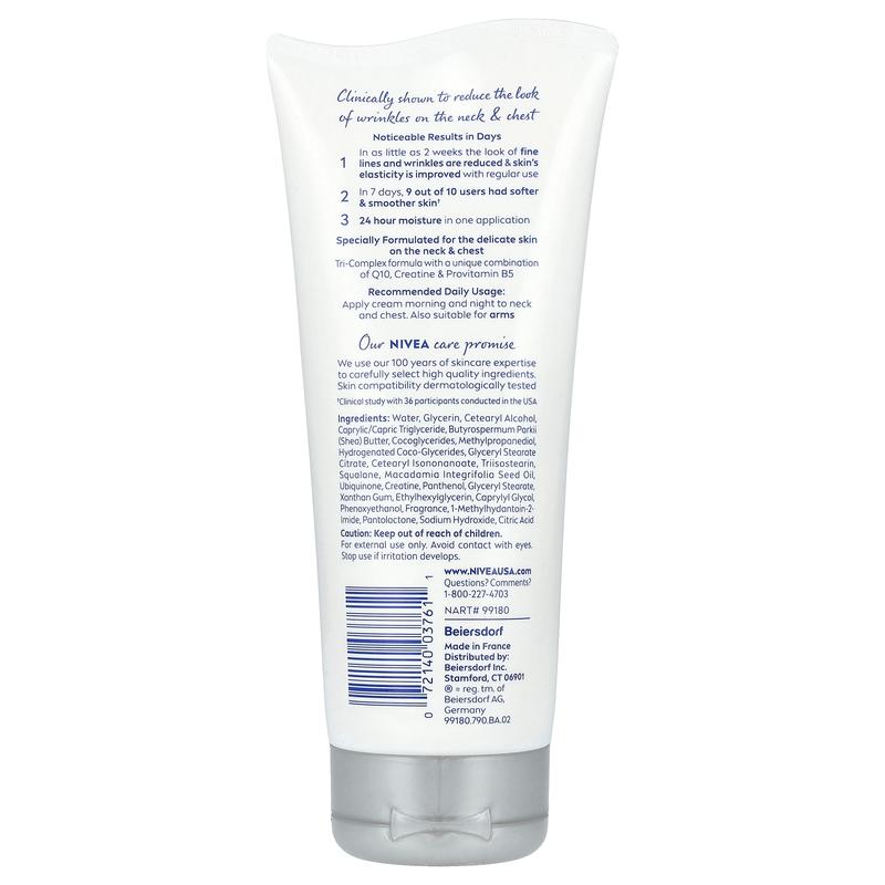 Nivea Skin Firming & Anti-Wrinkle Neck & Chest Cream, 6.7 oz (189 g)