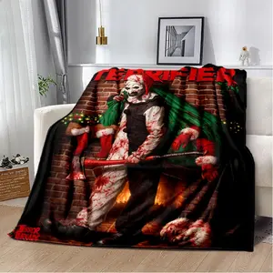 29 Style Terrifier Horror Movie Halloween Gift Soft Plush Blanket,Flannel Throw Blanket for Living Room Bedroom Bed Sofa Cover A multi-functional and beautiful blanket suitable for decoration, use and as a gift. Add some fun to your home
