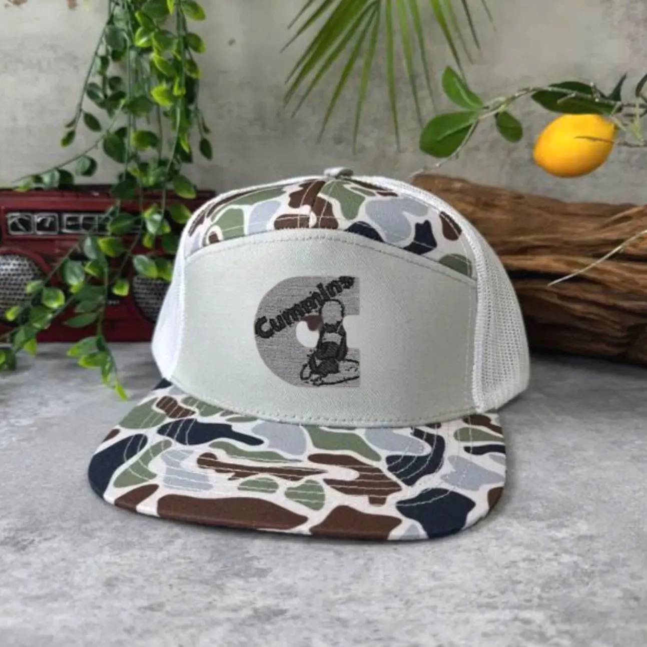 Cummins Girl Hat, Unisex Adjustable Snapback Trucker Hat – Summer Beach & Sports Cap with Mesh Back
