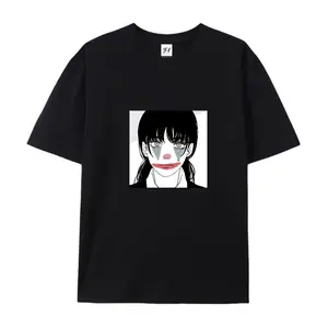 Asa Stare CSM T-shirt, a fun anime reference top, Asa Mitaka Christmas comic T-shirt, Japanese otaku streetwear, unisex printed top, cool anime clothing gift, Chainsaw Man fan Christmas outfit.