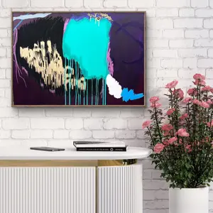 Mindi Carrí Mixed Media Original Abstract Art on Stretched Canvas - 24x36x.75”