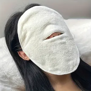 Reusable Hot & Cold Facial Steamer Towel, Moisturizing Mask for Home & Salon Use, Reusable Steam Therapy Tool, Facial Care Tools