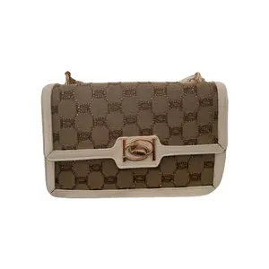 AGATHE JACQUARD CRYSTAL SHOULDER BAG | BEBE | ELEGANT SPARKLE PURSE