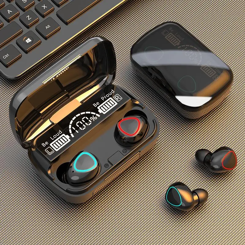 In-ear Design Wireless Earphone, 1 Count Noise Cancelling Headphone with Digital Display Charging Case, Long Standby Earbuds for Mobile Phone