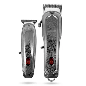 XPERSIS PRO Silver All Metal Barber Combo