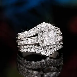 Prince’s All-Moissanite Synthetic Elegant Luxury Ring — Black Friday 2025 Christmas Discount; women’s birthday gifts; engagement/wedding anniversary commemoration; elegant, eco-friendly design