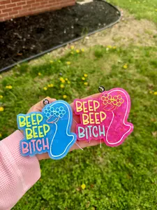 Car Freshie BEEP GOOSE - BEEP goose Air Freshener for Car Mirror - Lasts 4-6 Weeks - Perfect for Small Spaces