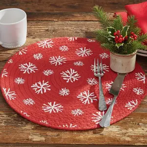 Snowflake Braided Placemats