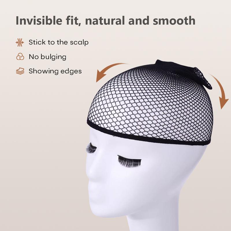 Wig Caps,Women's Wig Headgear,Wig Headgear,Wig elastic headband，Wiggery,Wig Sheath,No Braiding Needed Wig Caps for Wig Beginner, Wig Net for Long Hair, Hair Net for Halloween Cosplay, Natural Nude