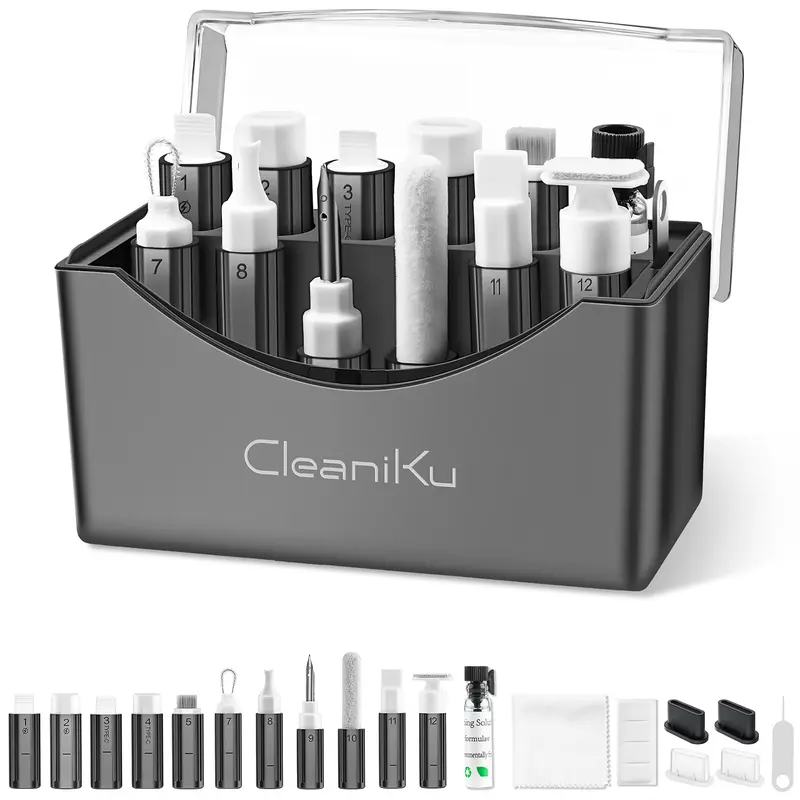 Cleaning Kit fir iphone, Phone Cleaner, iPhone Charging Port Cleaning Tool with Speaker Cover, USB C Cleaning Kit for Lightning Cables,Connectors,Speakers,Airpod clean scrubber Smartphone