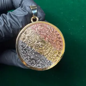 Tricolor Aztec Calendar