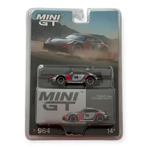 Porsche 911 Dakar Ice Grey Metallic "Rally 1978" Model 964 - 1:64 Diecast Car Hot Wheels Alternative Collectors Detailed Replica