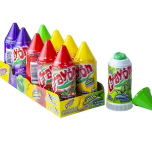 Crayon - Natural & Artificial, Strawberry, Mango, Grape, & Green Apple Flavored Soft Candy 10 Pieces Pack