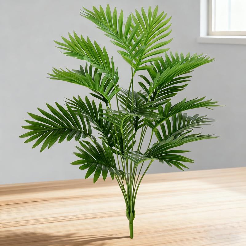 2-Pack Artificial Large Palm Trees, 2.69 Feet, Realistic Touch, Artificial Plants, Indoor Outdoor Decor, Perfect for Home Garden Office, Plastic Material