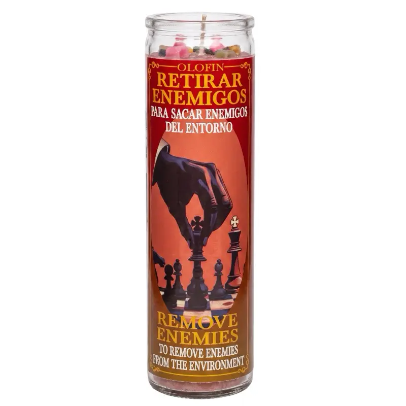 Retirar Enemigos (Remove Enemies) Prepared Ritual Candle Perfumed