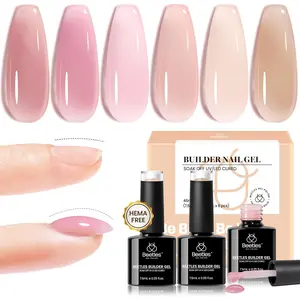 Beetles Hema Free Builder Gel for Nails, Nude Pink Builder Gel for Nail Thickening & Repair, Building Gel Nail Strengthener Extension Gel Gift for Women #Summervibes Beetles Hema Free Builder Gel for Nails, Nude Pink Builder Gel for Nail Thickening & Repair, Building Gel Nail Strengthener Extension Gel Gift for Women #Summervibes