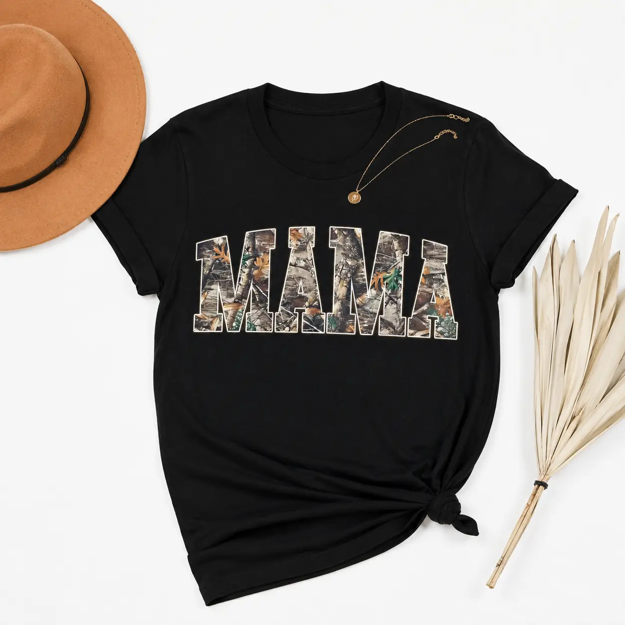 Hunting Mama T-Shirt, Camo Mama Shirt, Mother's Day Gift, Camouflage Mama T-Shirt, Varsity Mama Shirt, Retro Mam Shirt,Cotton Unisex Graphic Casual Short Sleeve Crew Neck,Shirt for Men & Women, Gift for Her and Him Unisex T-shirt