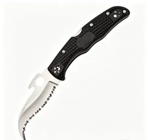 Spyderco C12 Civilian Folding Claw Knife for Outdoor Camping, Multi-functional Sharp EDC Tool Knife