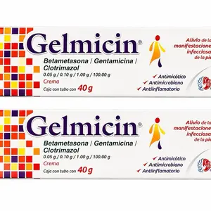 2 Pack Combo Crema Gelmicin Cream – Warming Body Massage Formula for Relaxation & Skin Care, 40 gr.