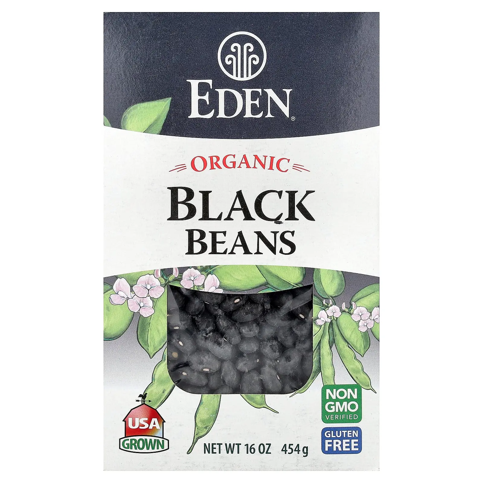 Eden Foods Organic Black Beans, 16 oz (454 g)