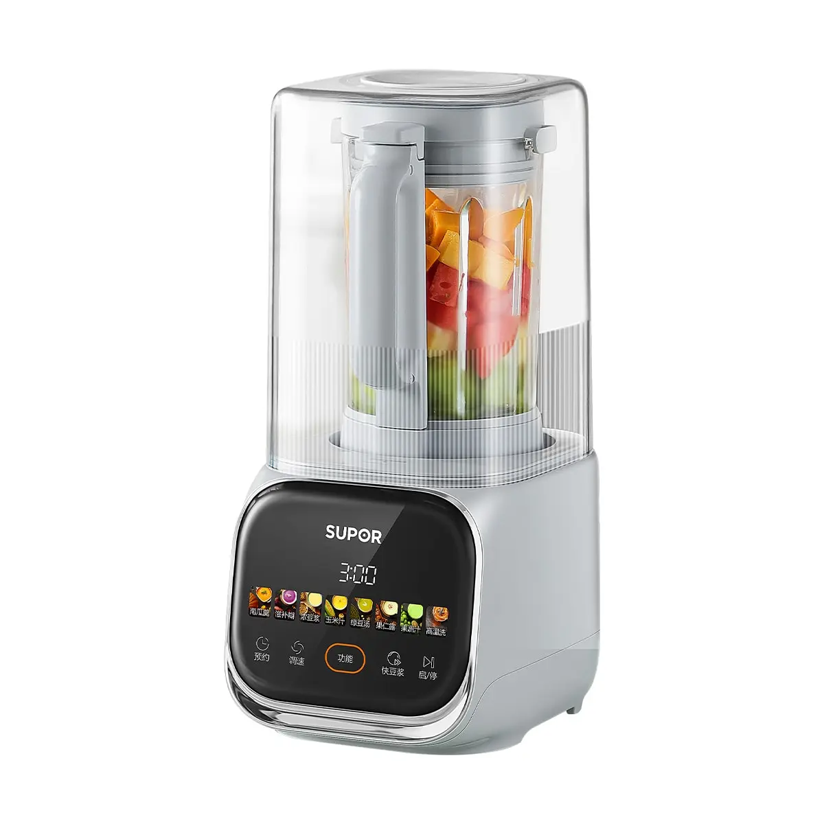 SUPOR 1.5L High-Speed Blender & Soy Milk Maker with Noise Reduction, Heating Function - HBR702US