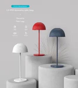 AIVECO Cordless LED Table Lamp with Touch Control - 3 Color Modes, Stepless Dimming, USB-C Rechargeable Indoor Lighting for Home, Restaurant Use